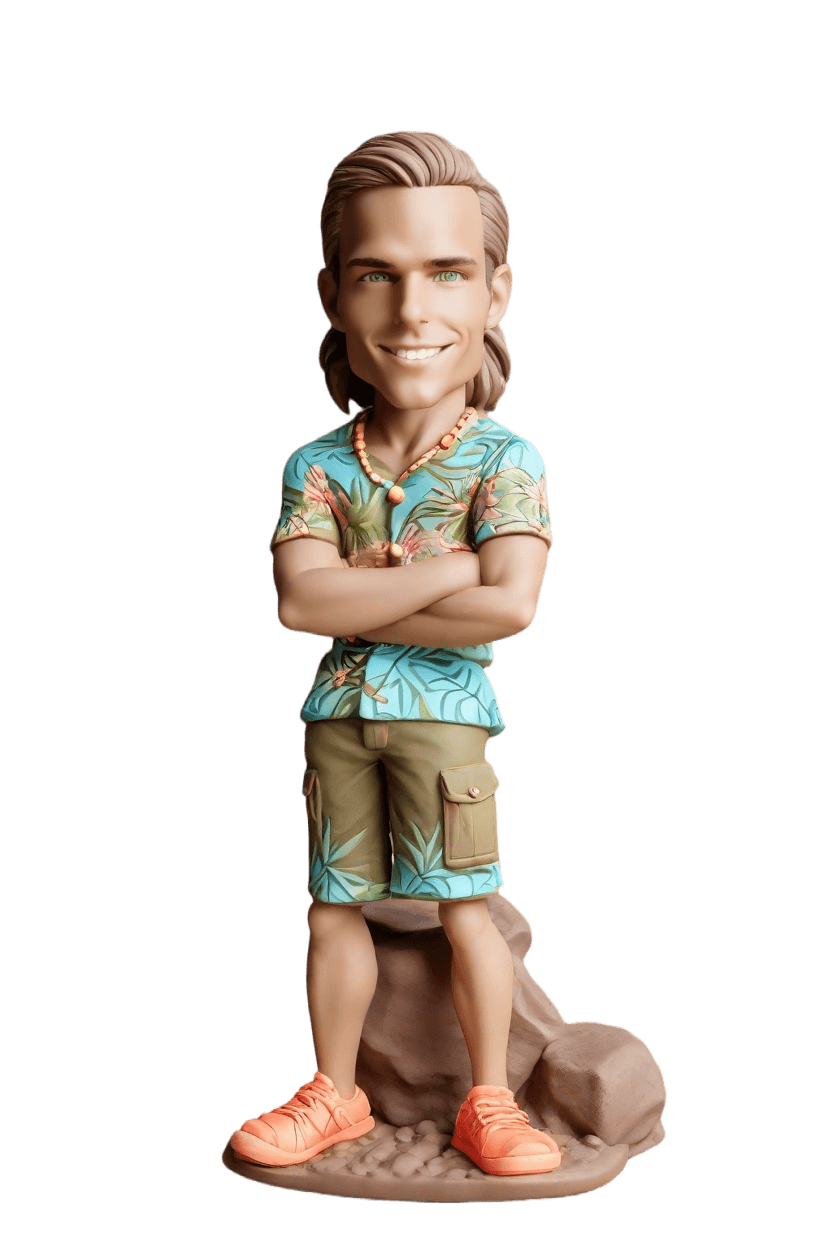 custom Adventure Hero bobblehead