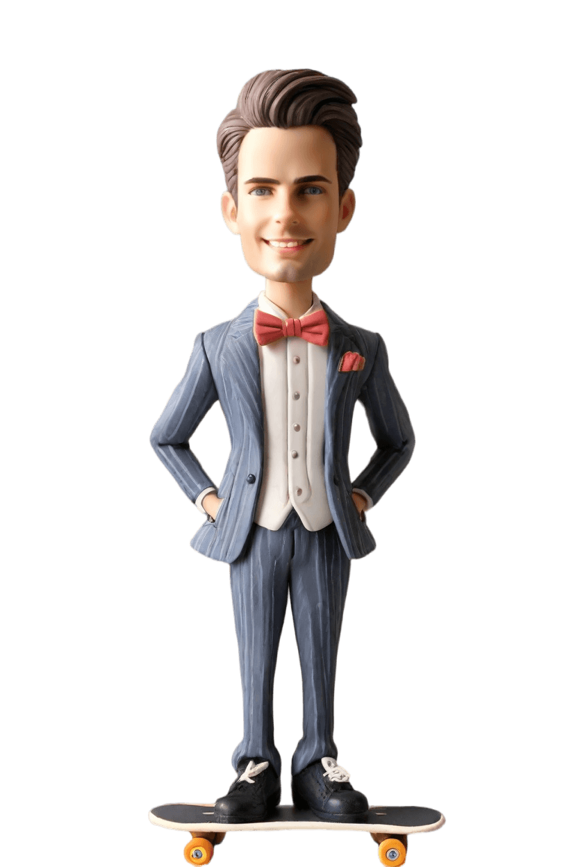 custom Business Confident Bobblehead