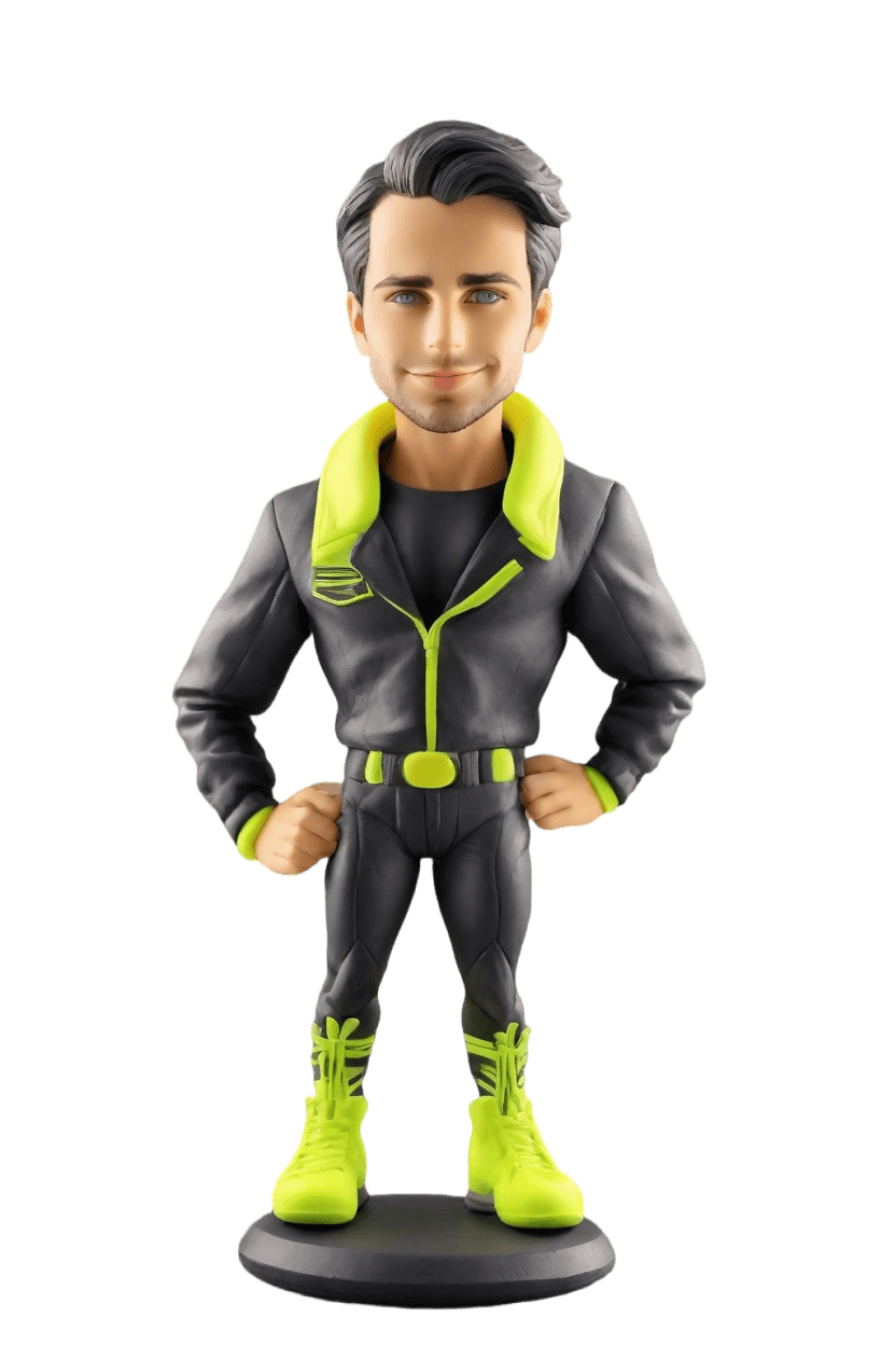 Custom Superhero Landing Bobblehead