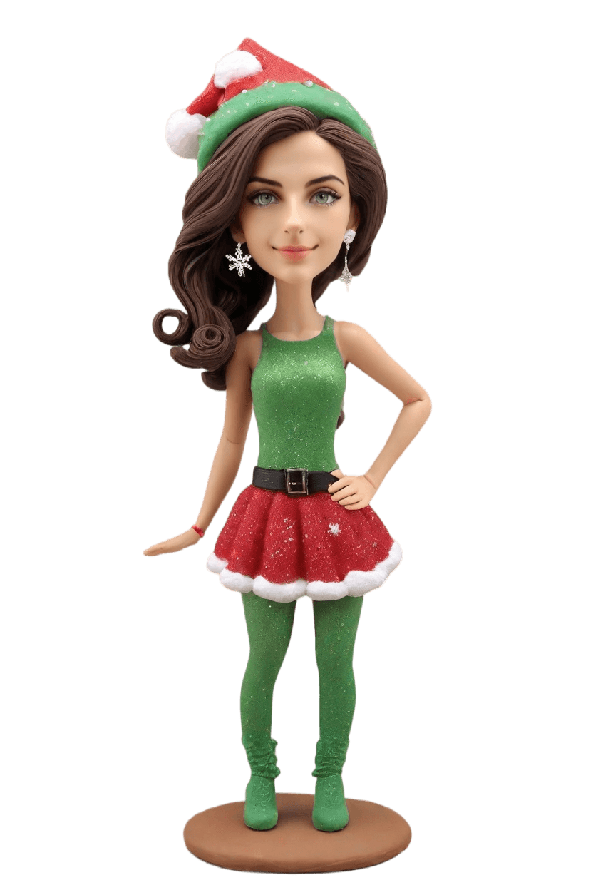 custom Festive Cheerful Bobblehead