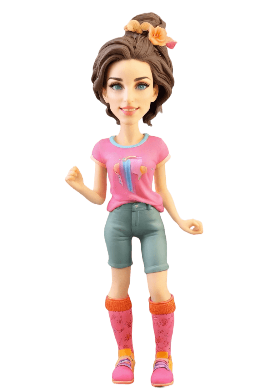 Custom Playful Pose Bobblehead