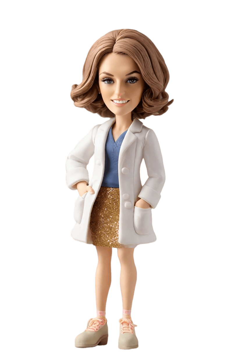 custom Lab Chic Bobblehead