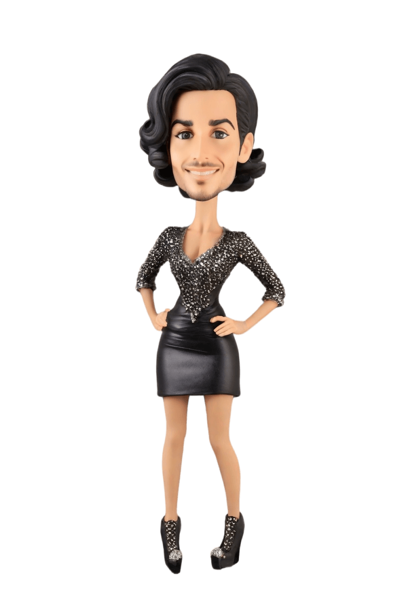 custom Travel Chic bobblehead
