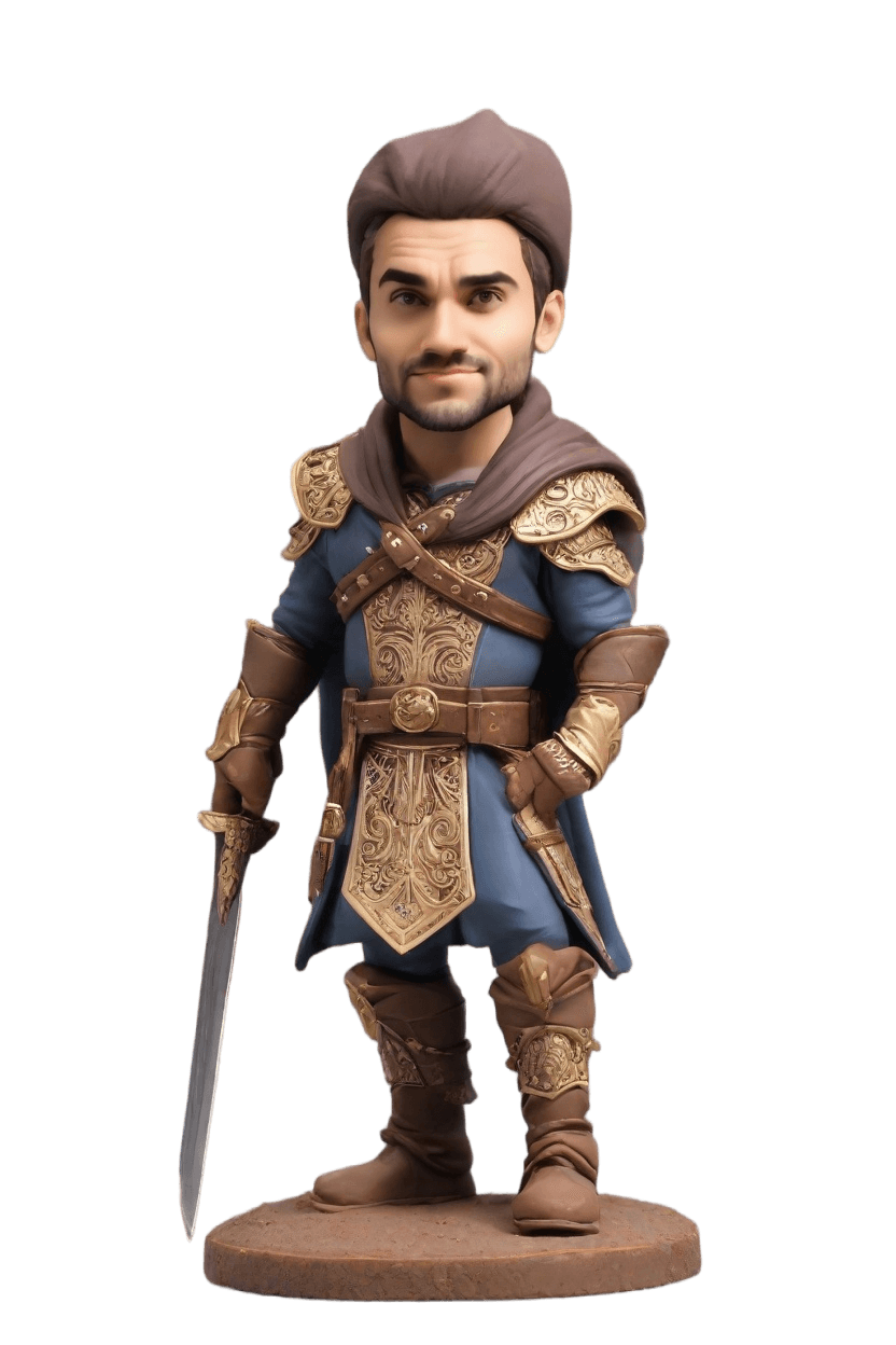 custom Heroic Fantasy bobblehead