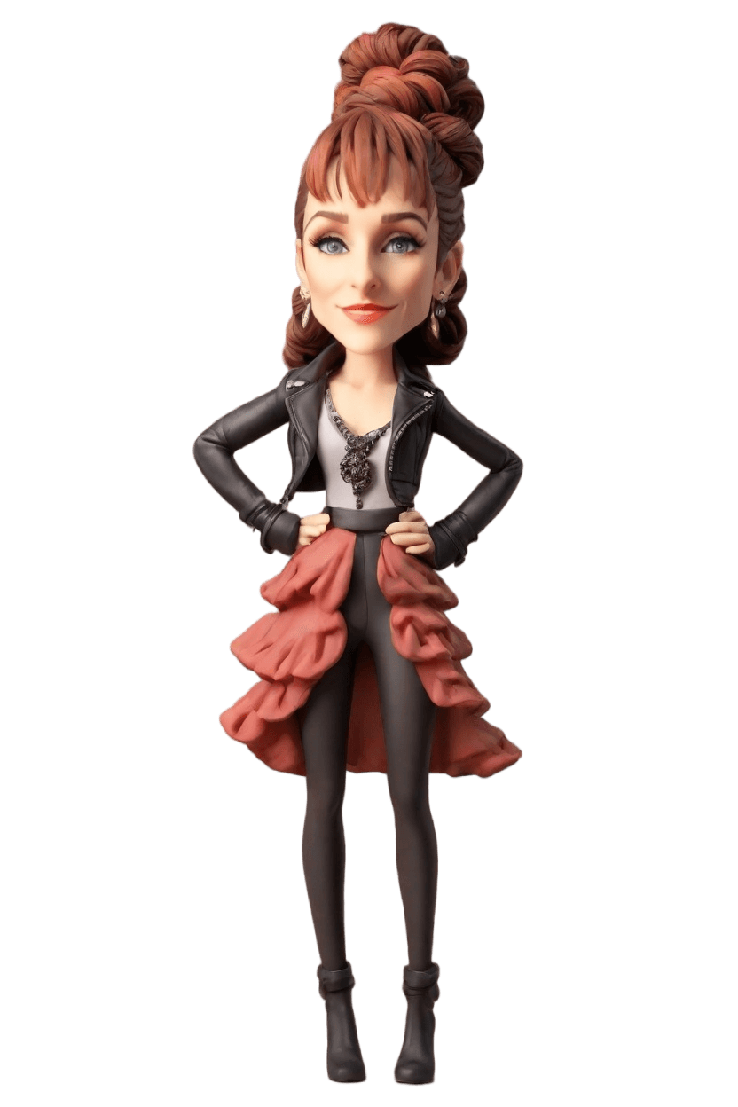 Custom Empowerment Chic Bobblehead