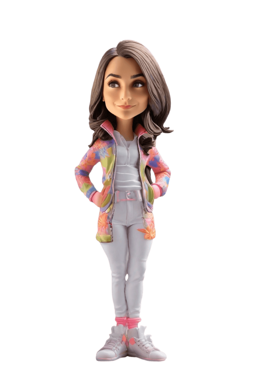 Custom Firefighter Chic Bobblehead