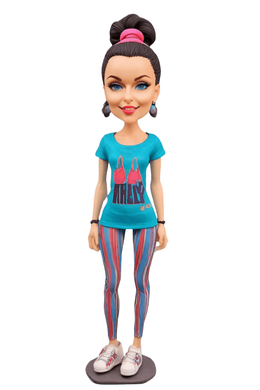 custom Athlete Chic Sporty bobblehead