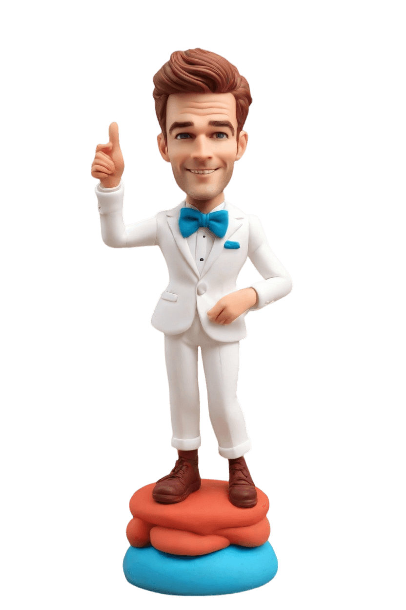 custom Celebration Joyful Flamboyant bobblehead