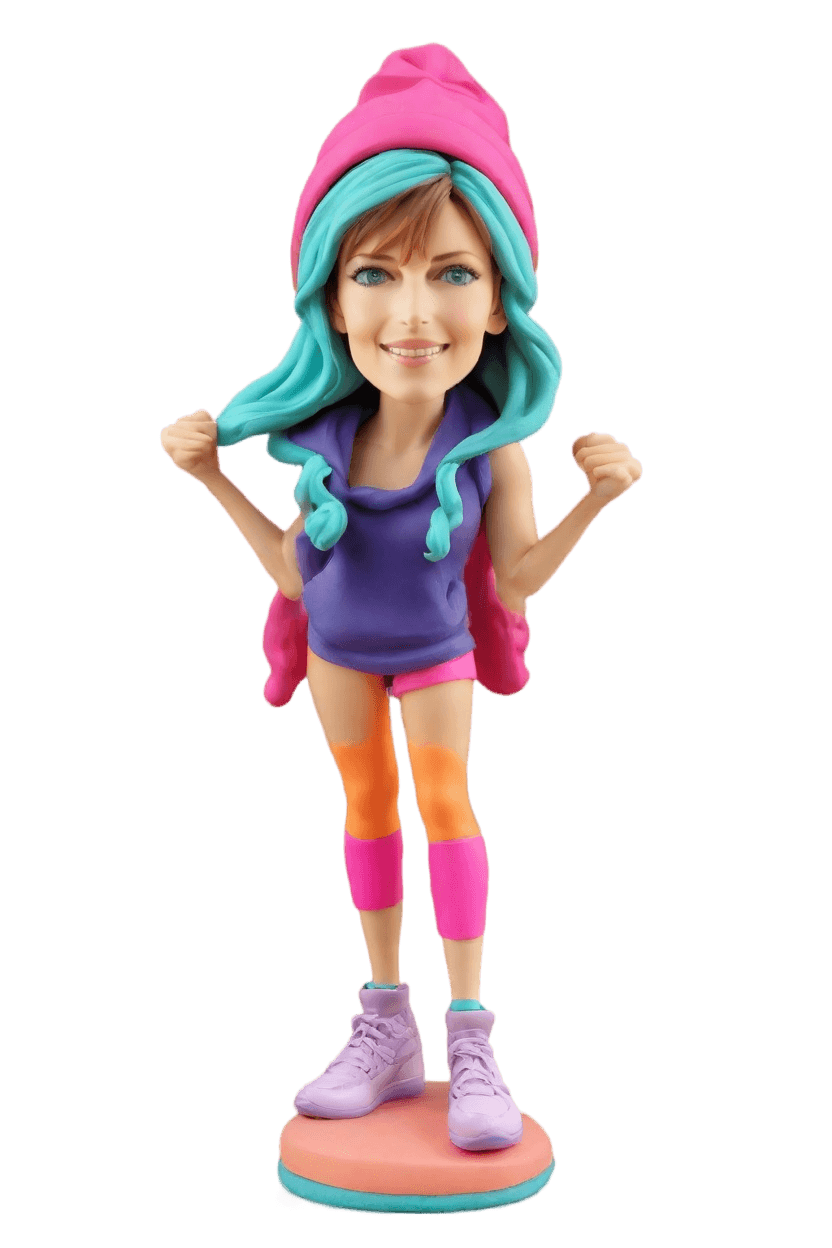 Custom Fitness Fun Bobblehead