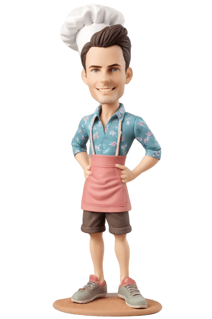 Culinary Custom Playful Bobblehead