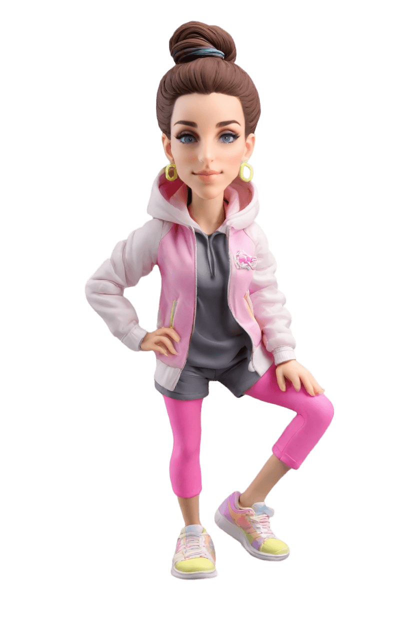 Custom Athlete Style Bobblehead