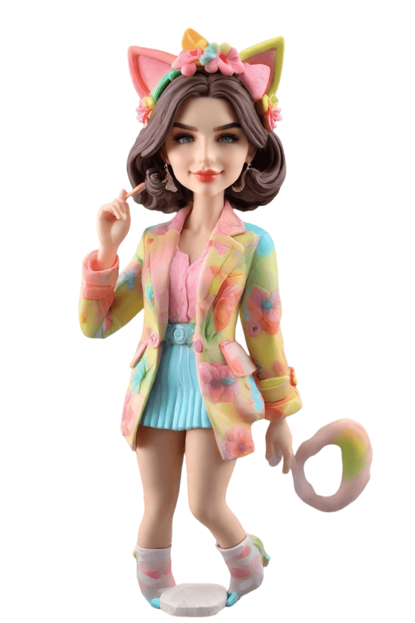 Custom Cheeky Pose Bobblehead