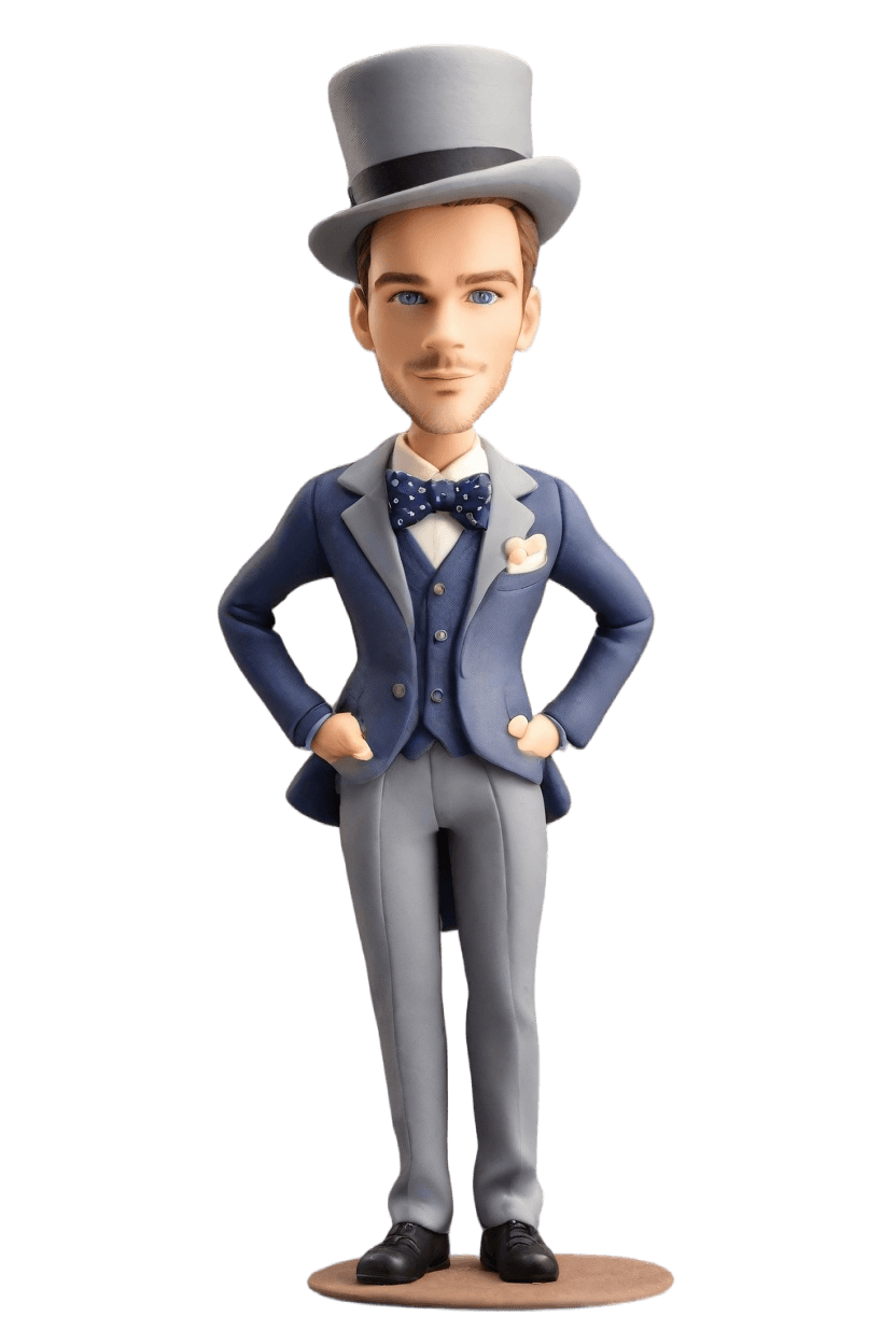 Custom Corporate Confidence Bobblehead