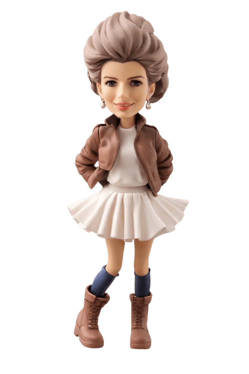 Custom Playful Chic Bobblehead