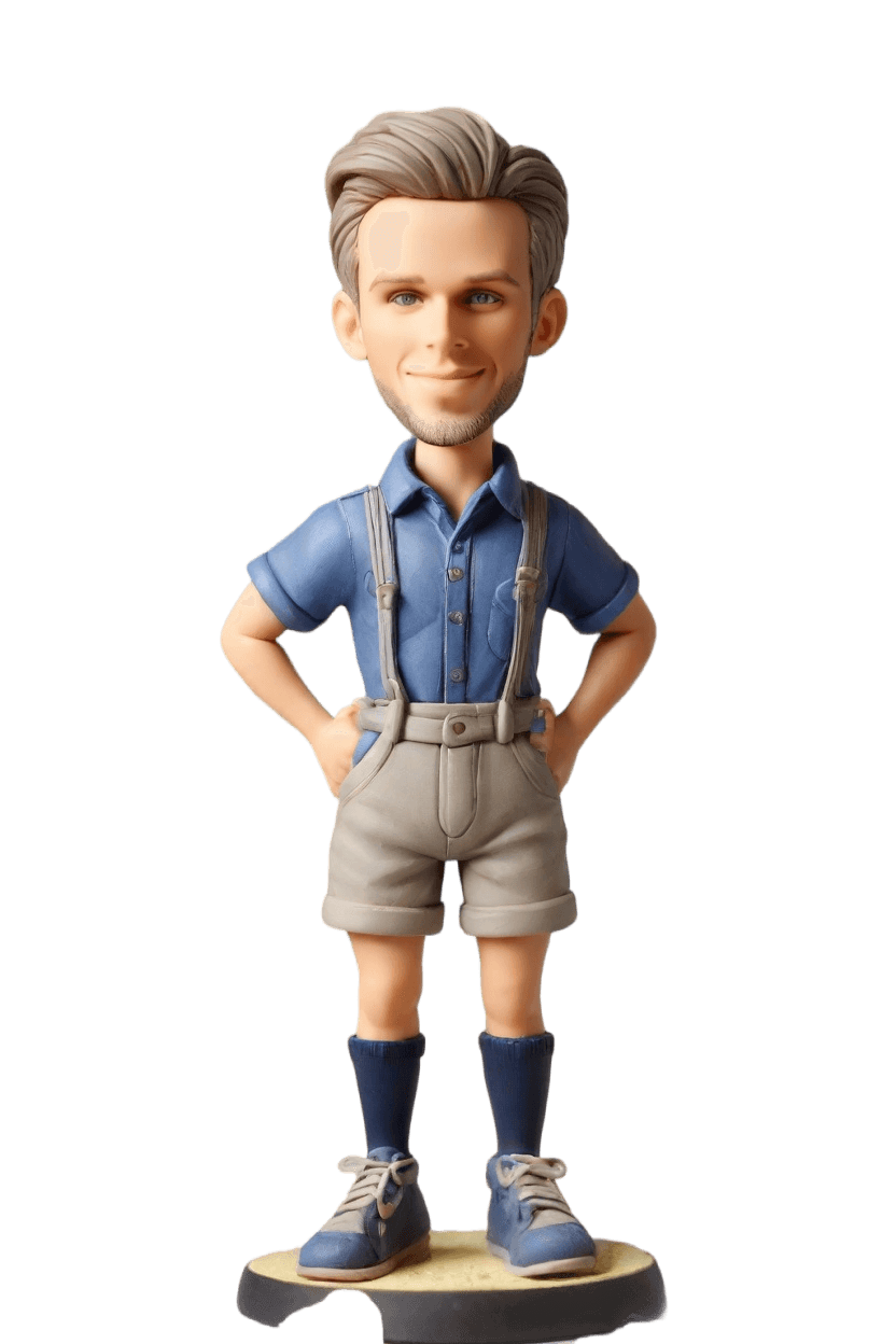 Custom Artistic Casual Bobblehead
