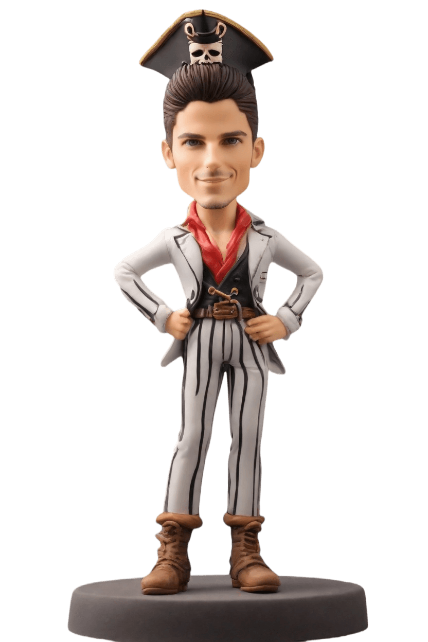 custom Pirate Heroic Bobblehead