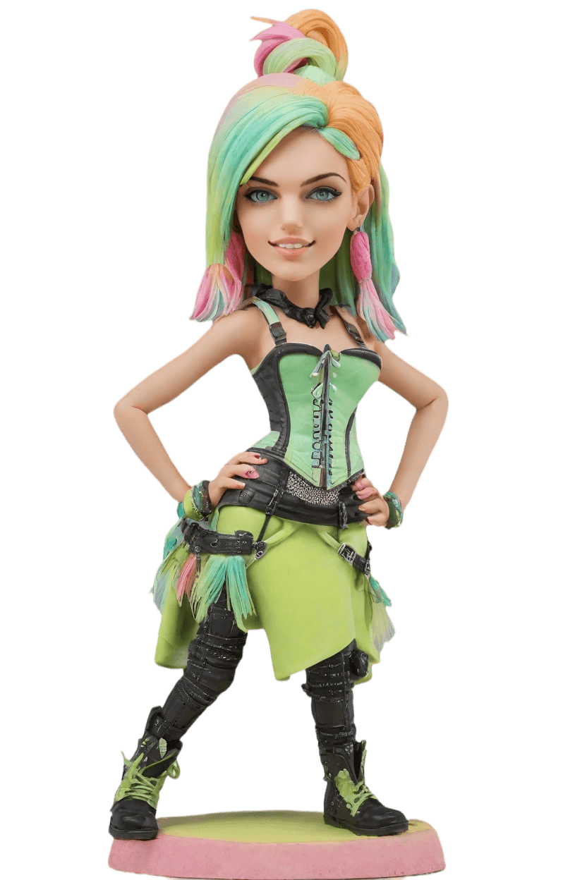 custom League Champion Punk bobblehead