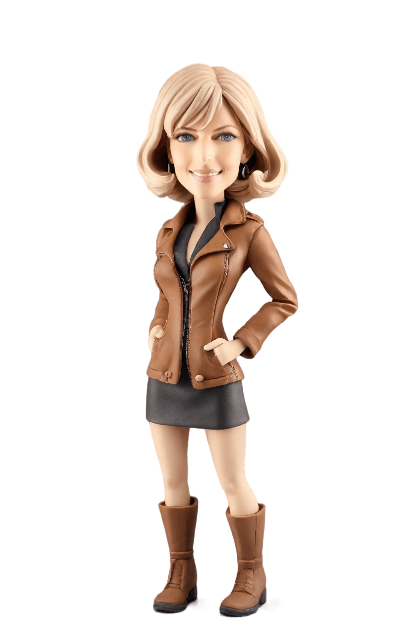 Custom Superhero Female Bobblehead