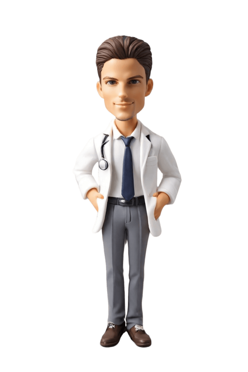Custom Dentist Chic Bobblehead