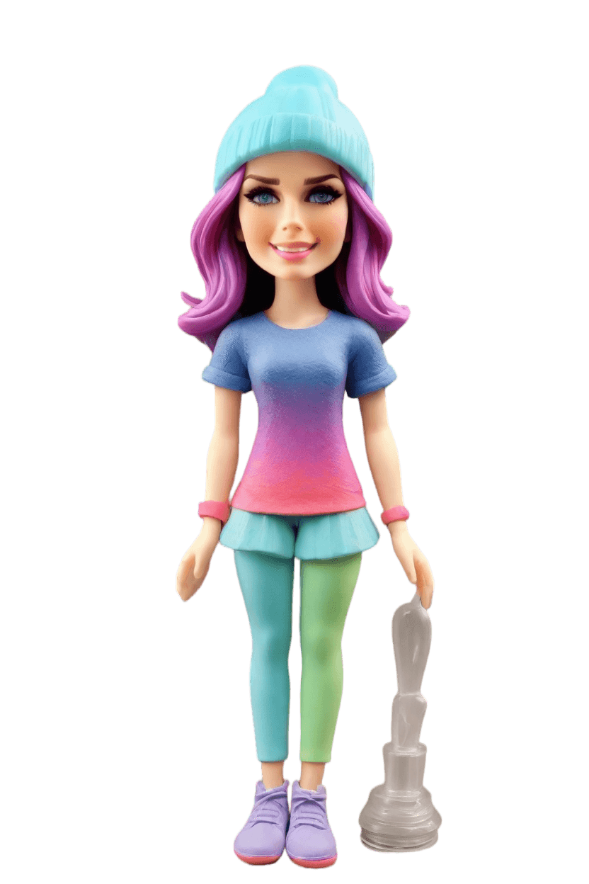 Custom Playful Pose Bobblehead