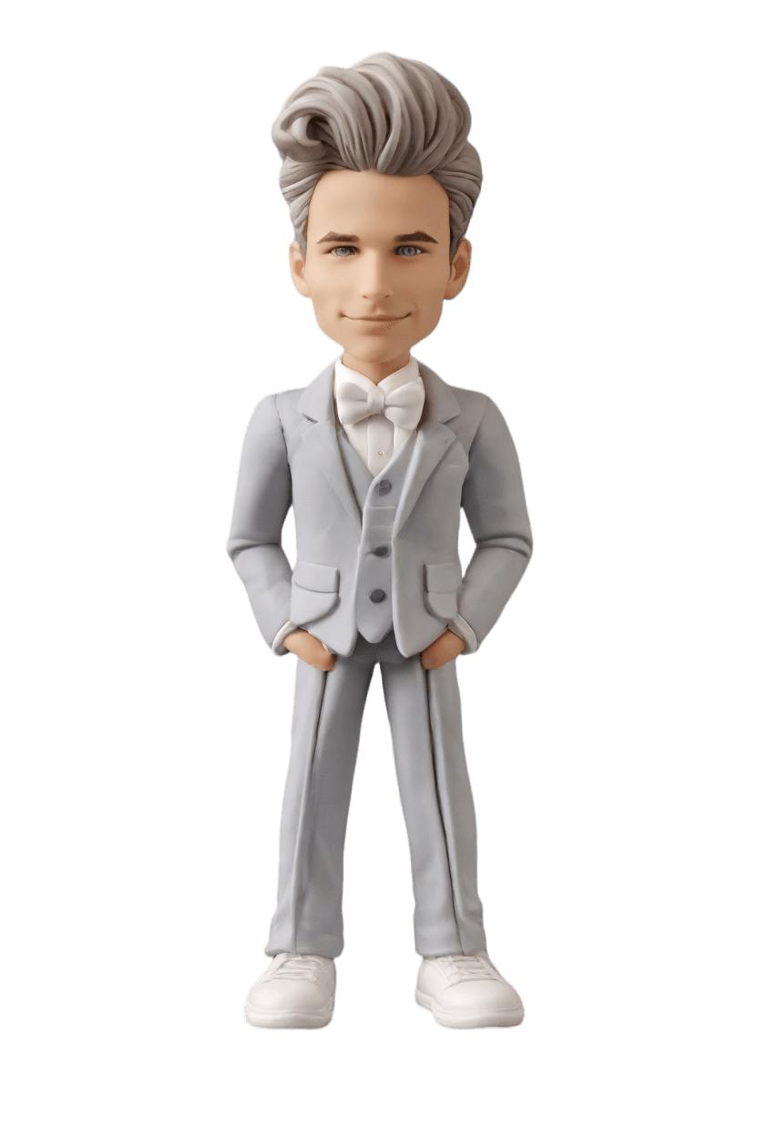 Custom Wedding Whimsy Bobblehead