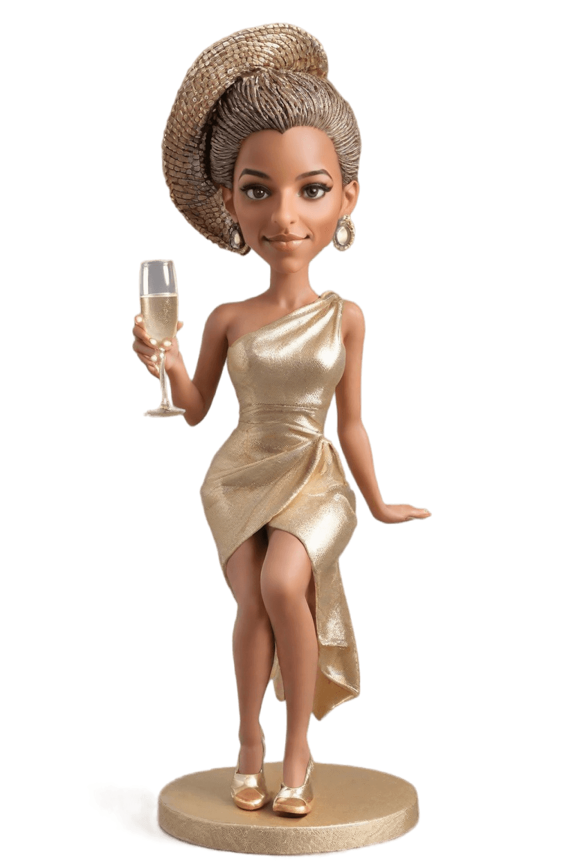Custom Anniversary Chic Bobblehead