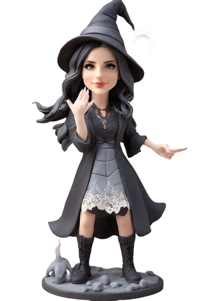 custom Witchy Whimsy bobblehead