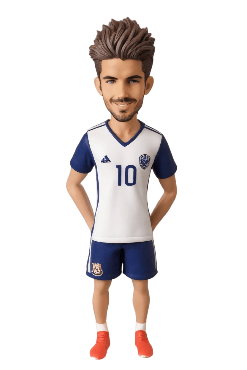Custom Soccer Goal Celebration Bobblehead