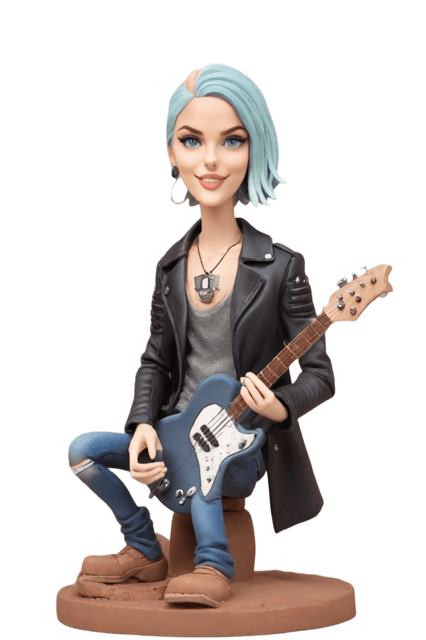 Rockstar Custom Bobblehead: Guitar Hero Edition