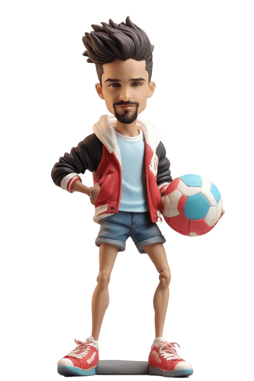 Custom Sports Hero Power Bobblehead