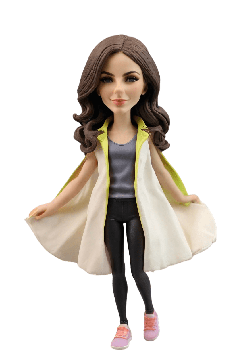 Custom Heroic Female Bobblehead