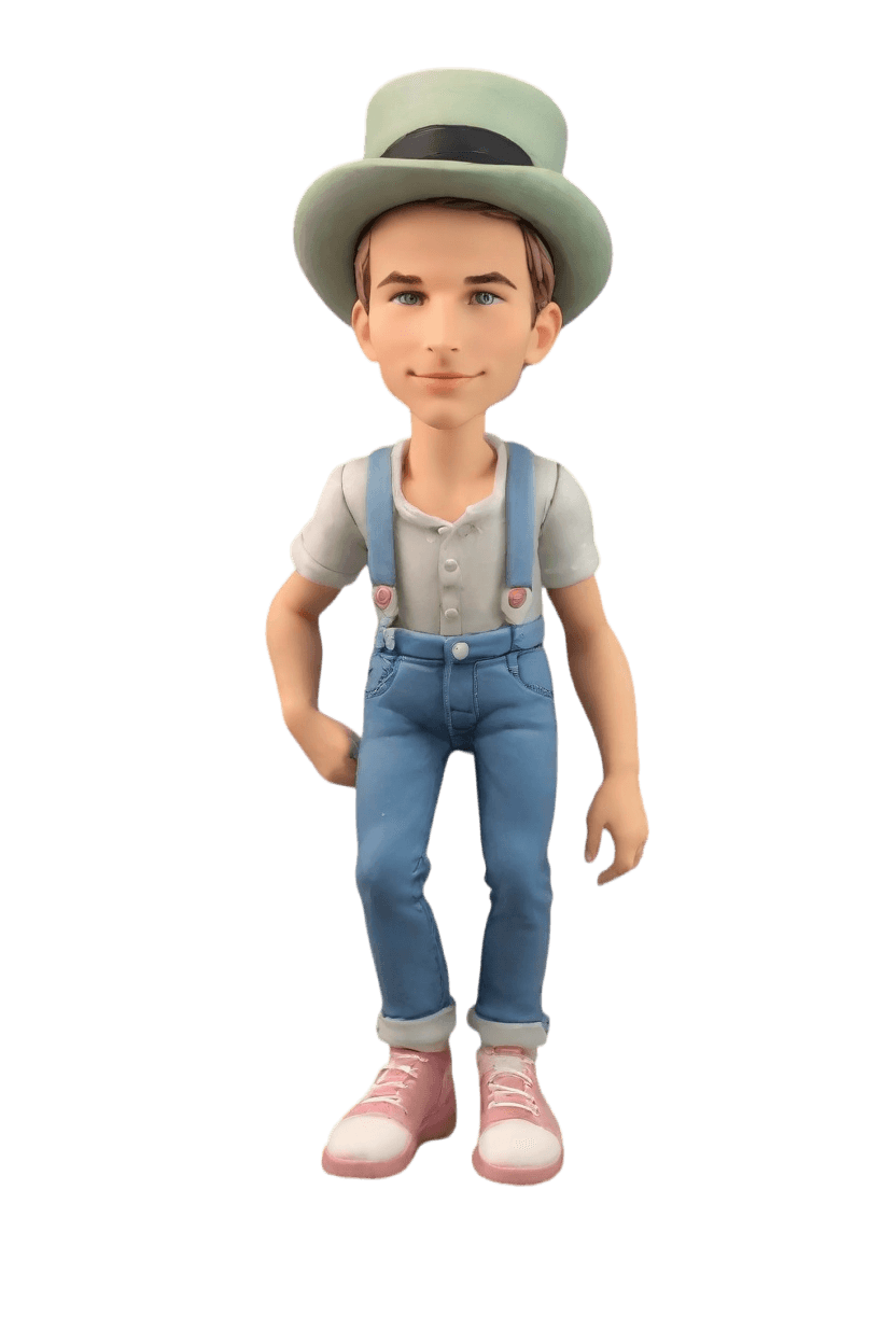 custom NewYear Playful bobblehead
