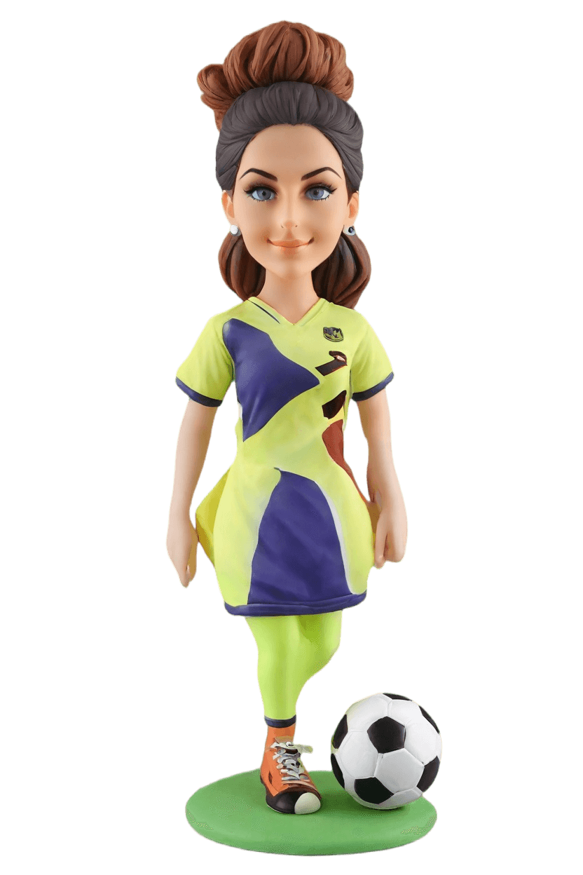 Custom Kicking Star Bobblehead