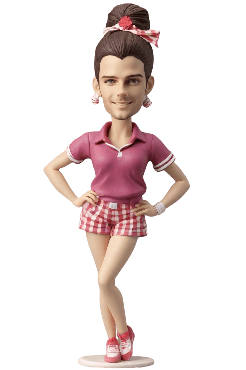 Cheerful Sports Custom Bobblehead