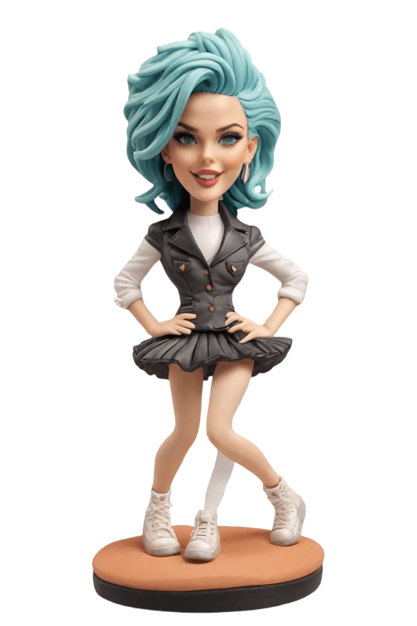 Custom Business Anniversary Confident Bobblehead