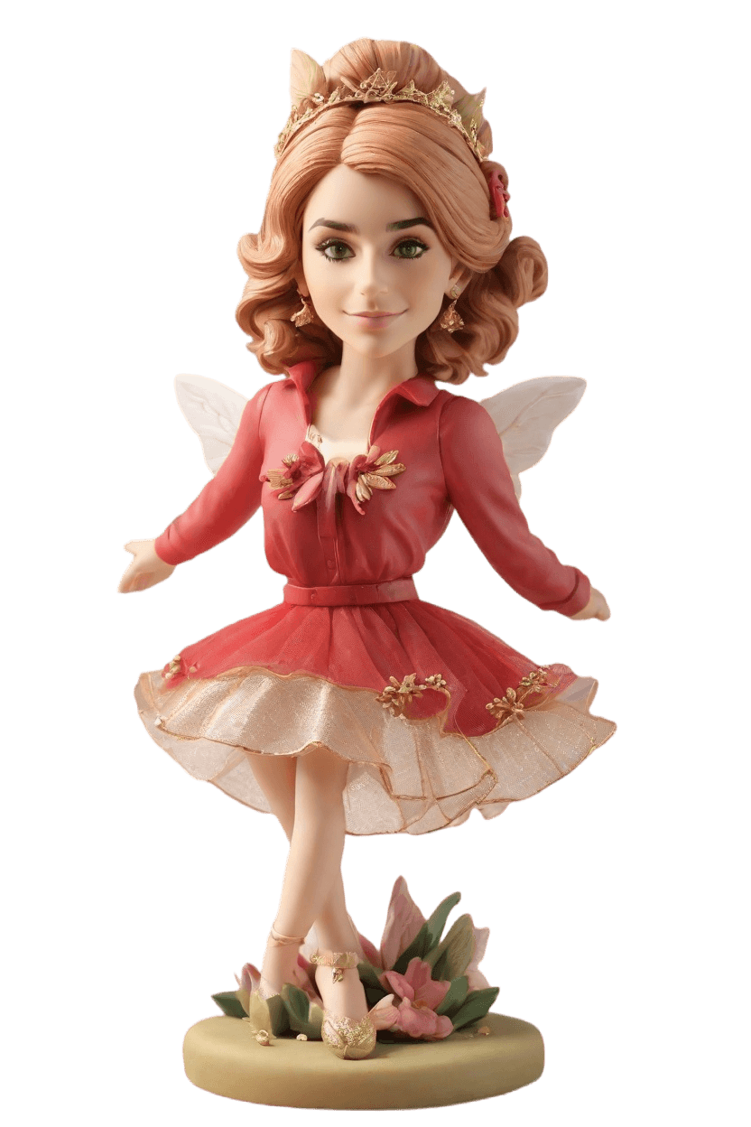 Custom Christmas Fairy Bobblehead