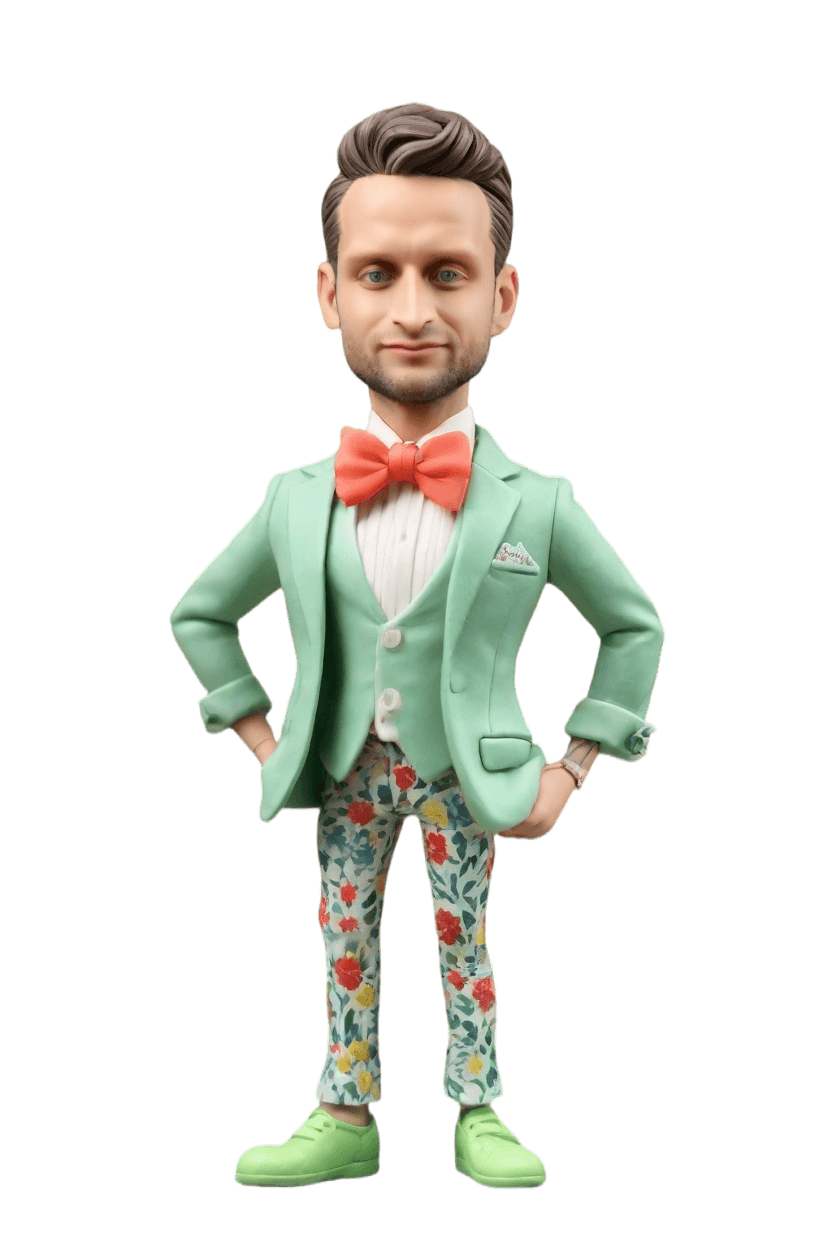 Holiday Cheeky Custom Bobblehead
