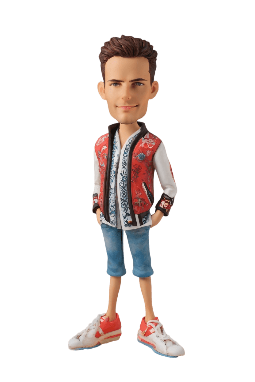 Custom Style-Inspired Confident Bobblehead