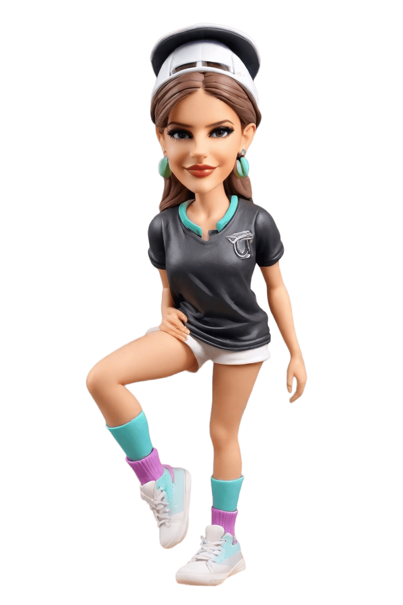 Custom Sports Chic Bobblehead