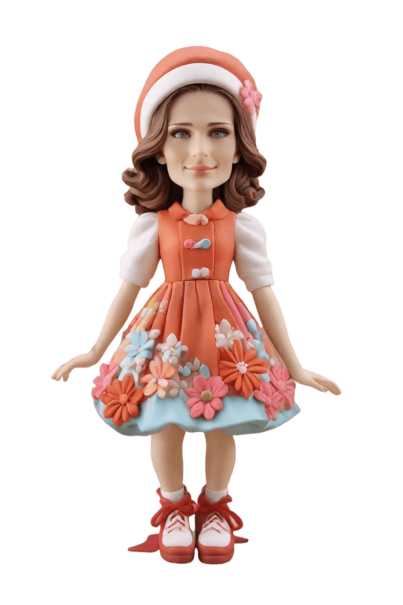Custom Vintage Chic Bobblehead