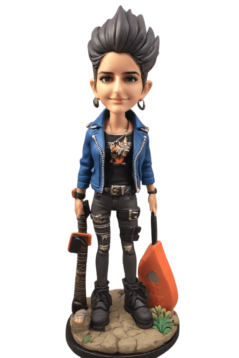 Custom Power Punk Bobblehead