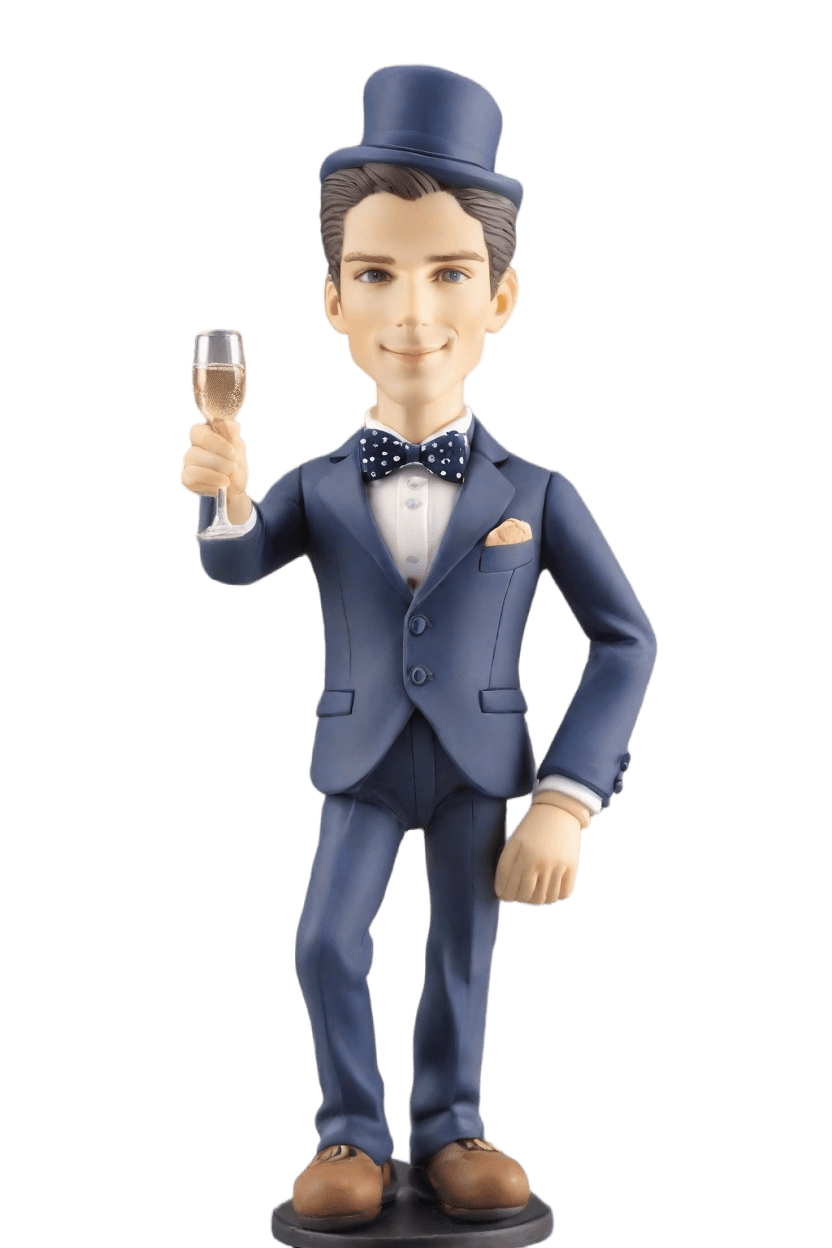 custom Anniversary Celebration bobblehead