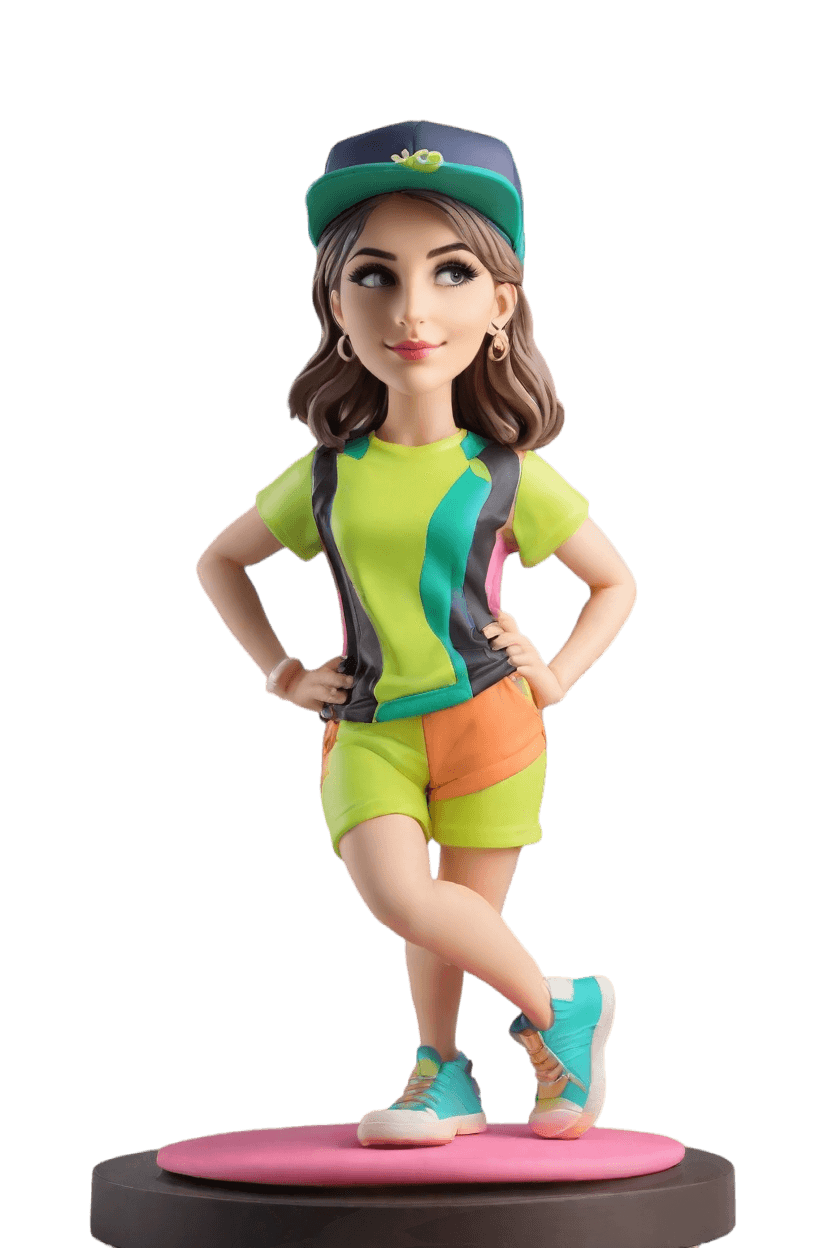 Custom Athlete Chic Bobblehead