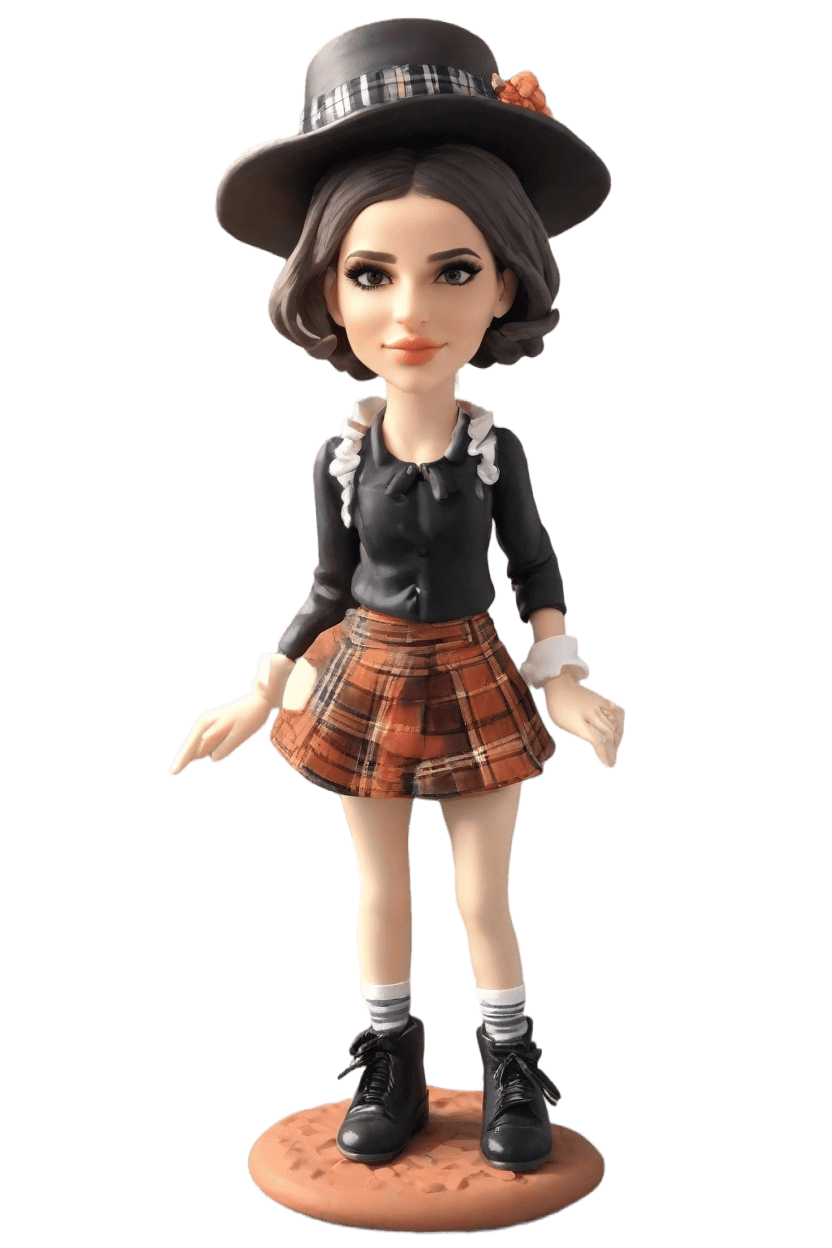Custom Thanksgiving Cheerful Bobblehead