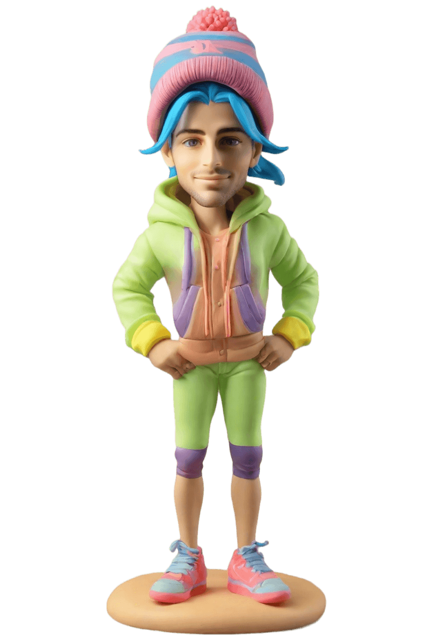 Custom Gym Hero Flex Bobblehead