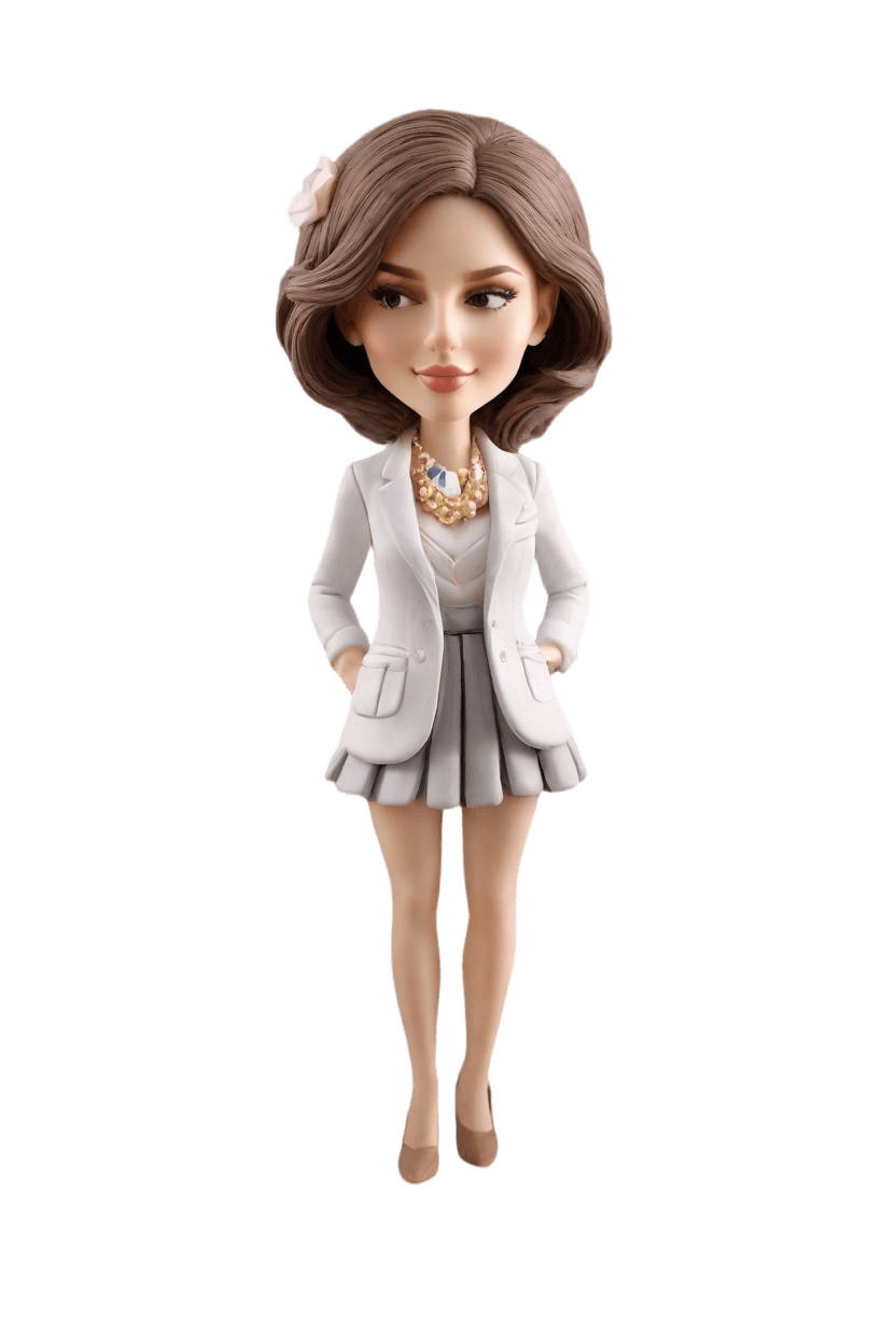 Custom Anniversary Chic Bobblehead
