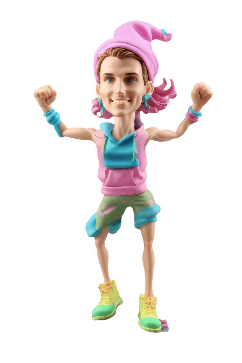 Custom Fitness Fun Bobblehead