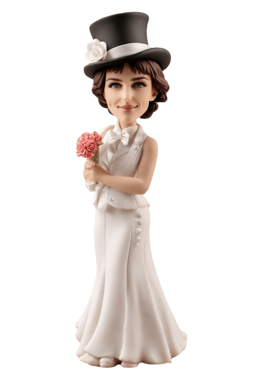 Custom Wedding Playful Bobblehead