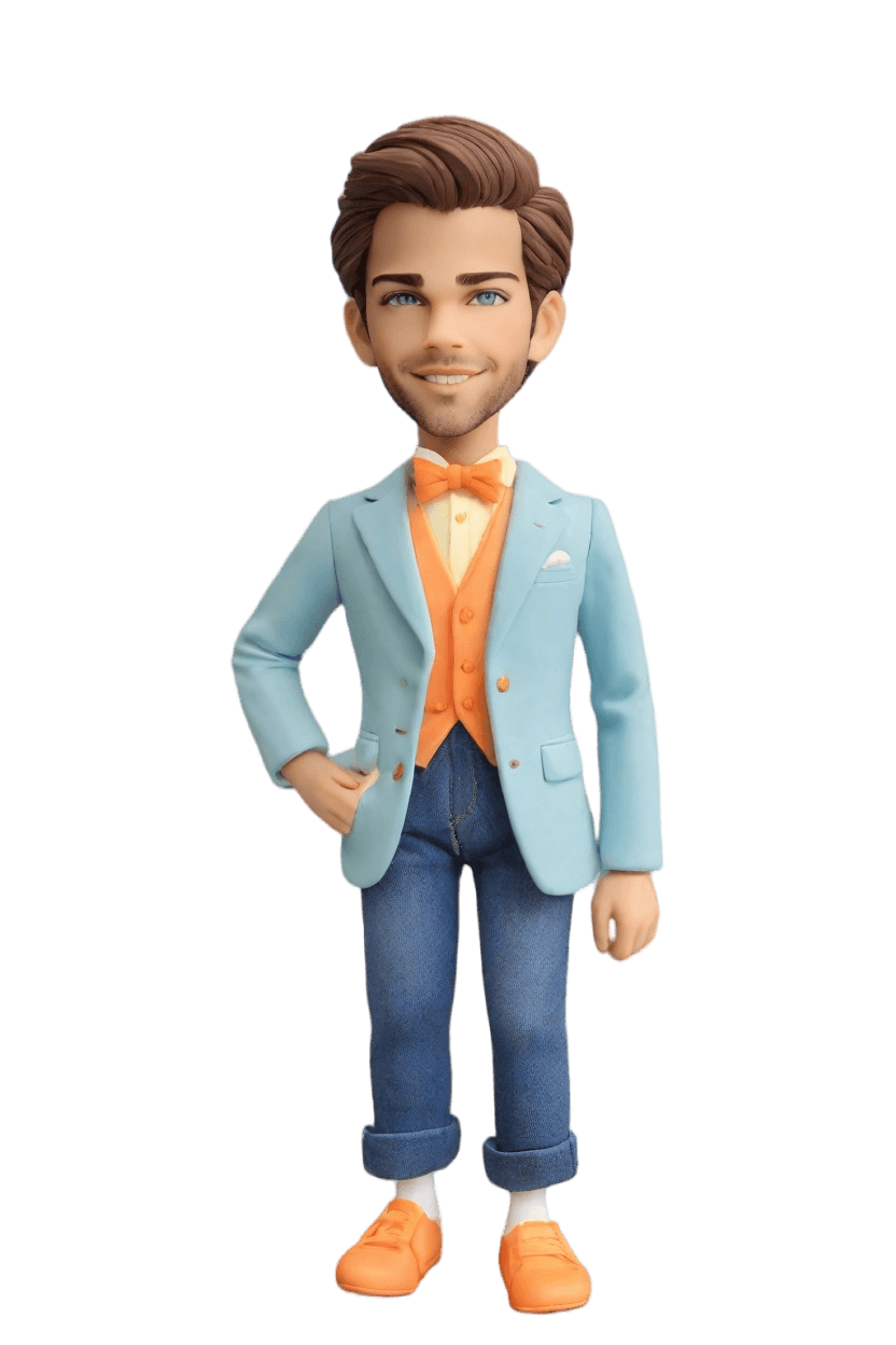 Casual Charm Custom Bobblehead