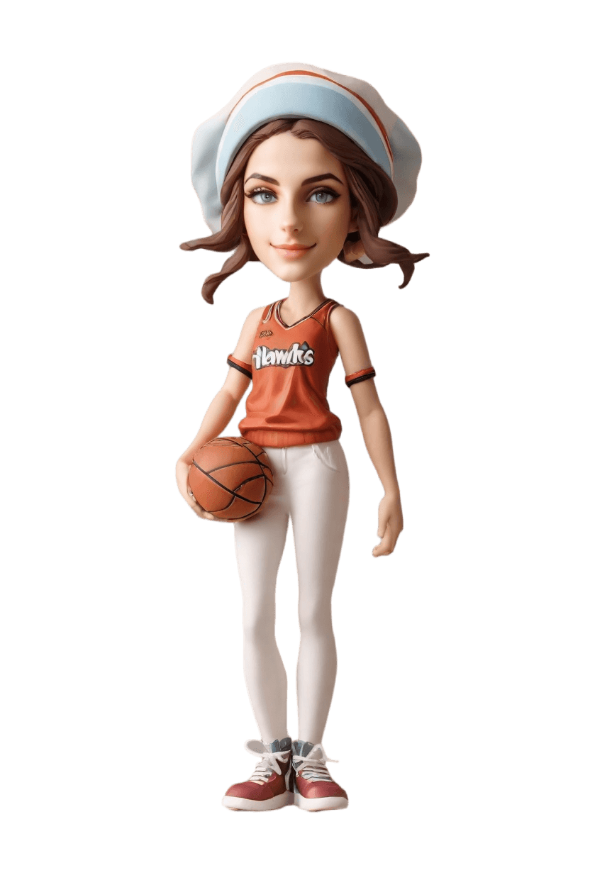 Sporty Chic Custom Bobblehead
